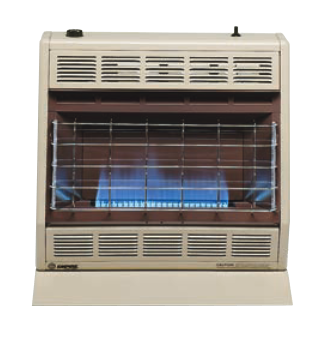 bf30wlp empire blue flame heater 30,000 btu thermostat