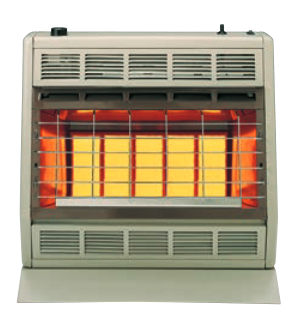 sr30twlp/sr30twnat empire infrared radiant heater 30,000 btu with thermostat