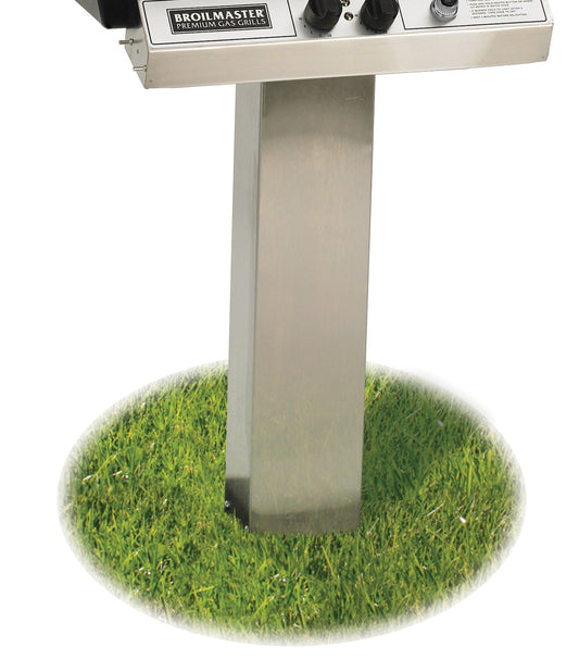 ss48g stainless steel in-ground grill post