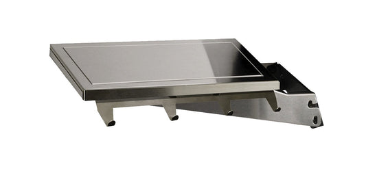 dpa153 stainless side shelf dropdown with stainless support
