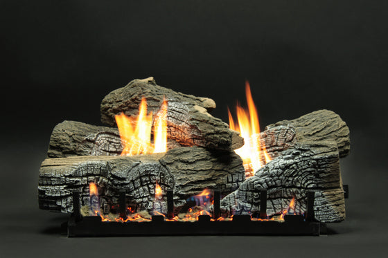 ls18wrs/ls24wrs/ls30wrs super stacked wildwood refractory log set