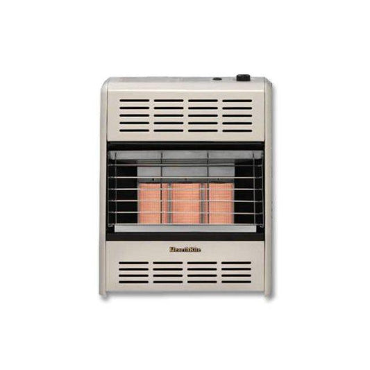 hr18tn hearthrite vf radiant natural heater 18,000 btu natural gas thermostat control