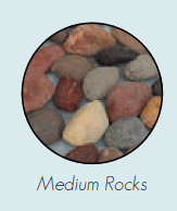 dr1fma decorative rocks, ceramic fiber, medium assortment for loft burners