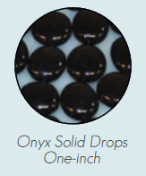dg1nxs decorative glass drops, 1-in - onyx solid for loft burners