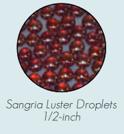 dg1sl decorative glass droplets, 1/2-in - sangria luster for loft burners